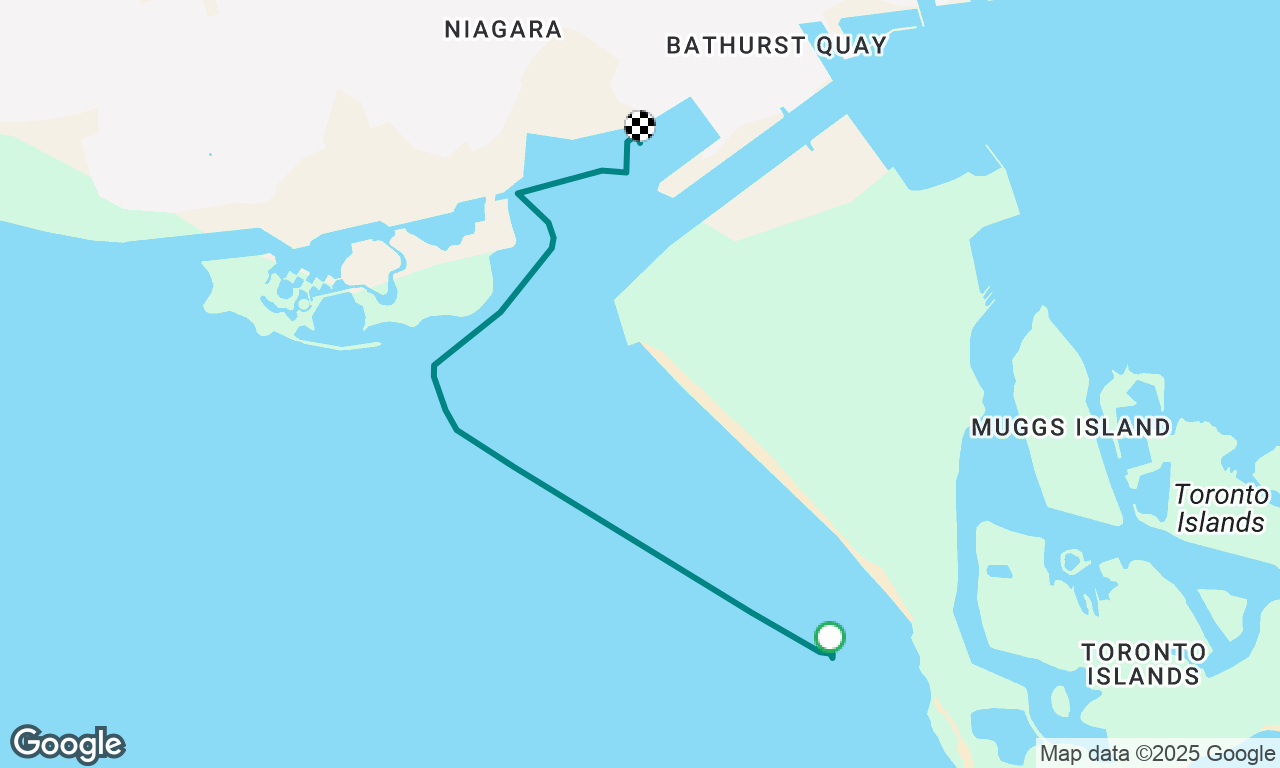 Motoring home from anchor