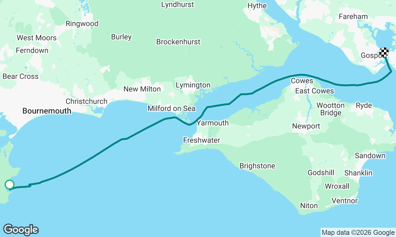 Swanage to Gosport