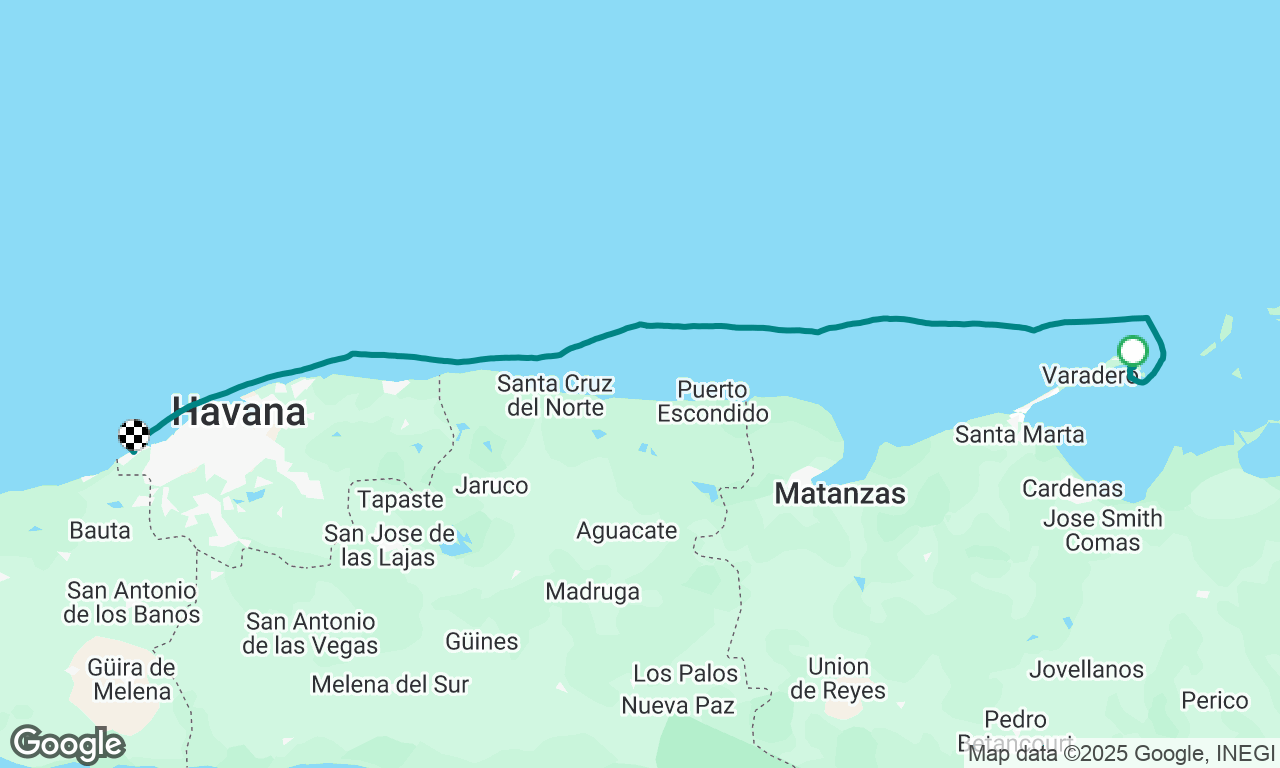 Marina Gavoita Veradero to Ernest Hemingway Marina Havana, Cuba
