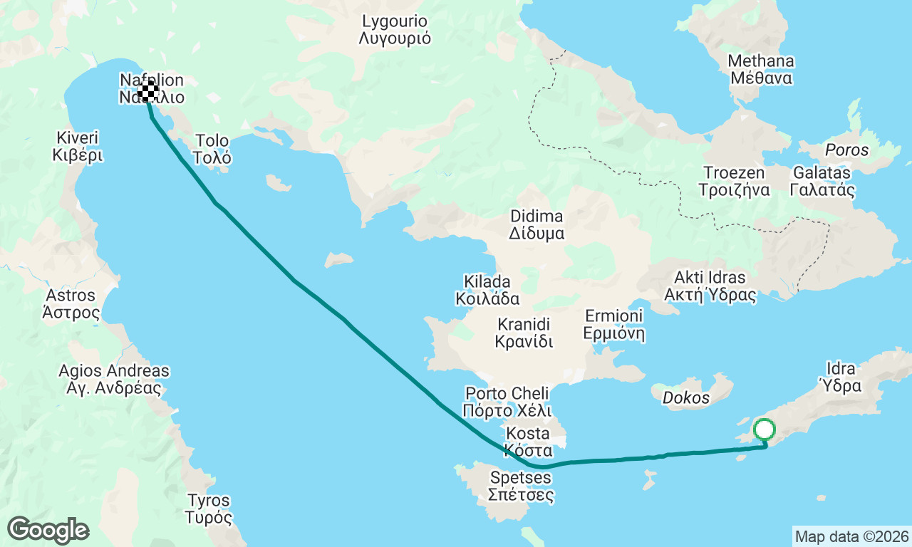 Voyage map