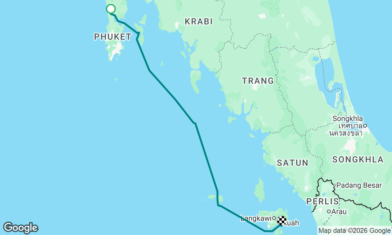Phuket Yacht Haven Thailand to Langkawi Malaysia