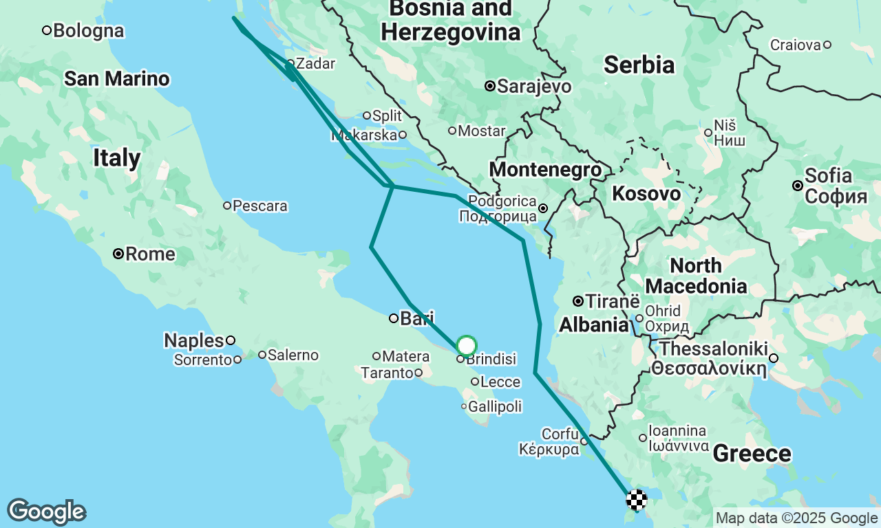 Greece - Italy - Croatia - Greece