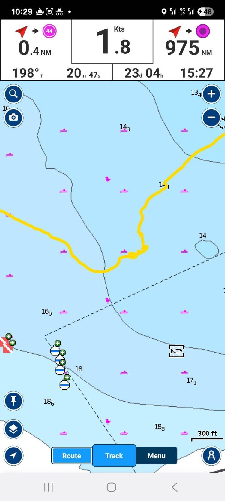 Voyage photo from leg 4 Split to Haslar