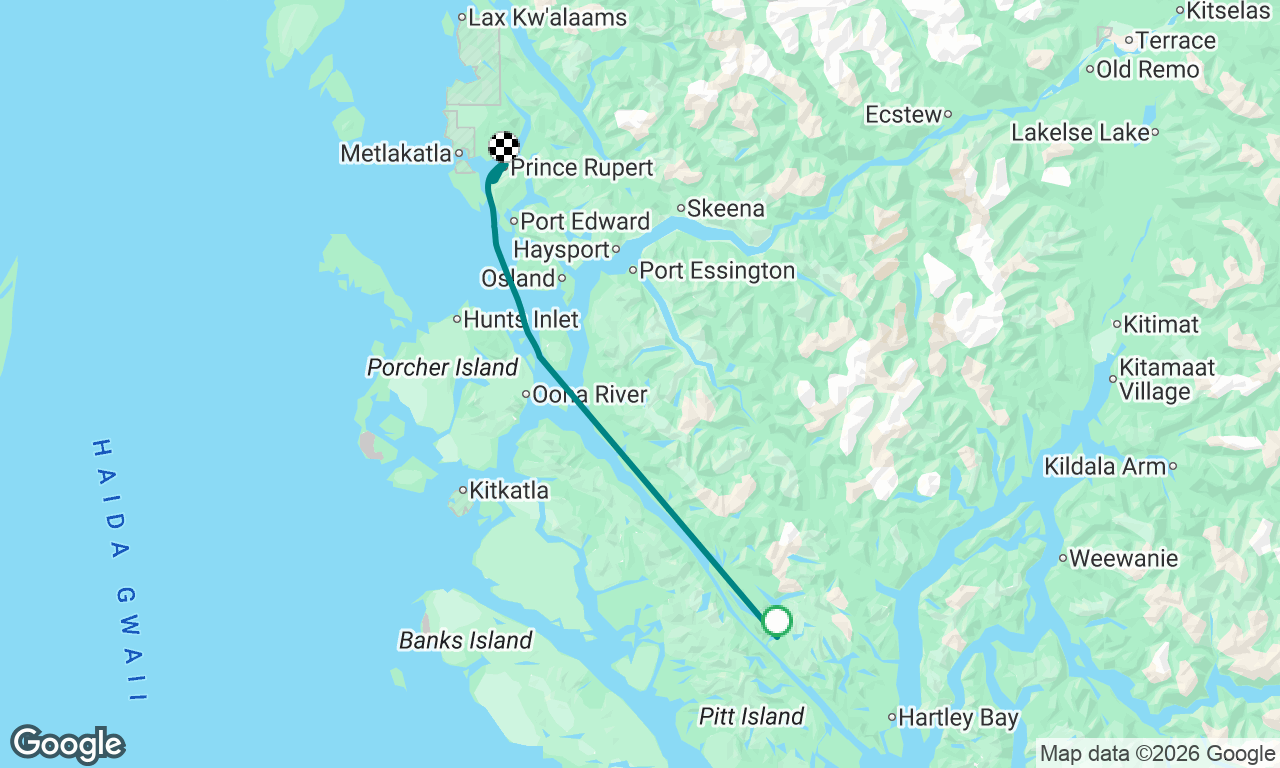 Day 11 Lowe inlet park to princess Rupert