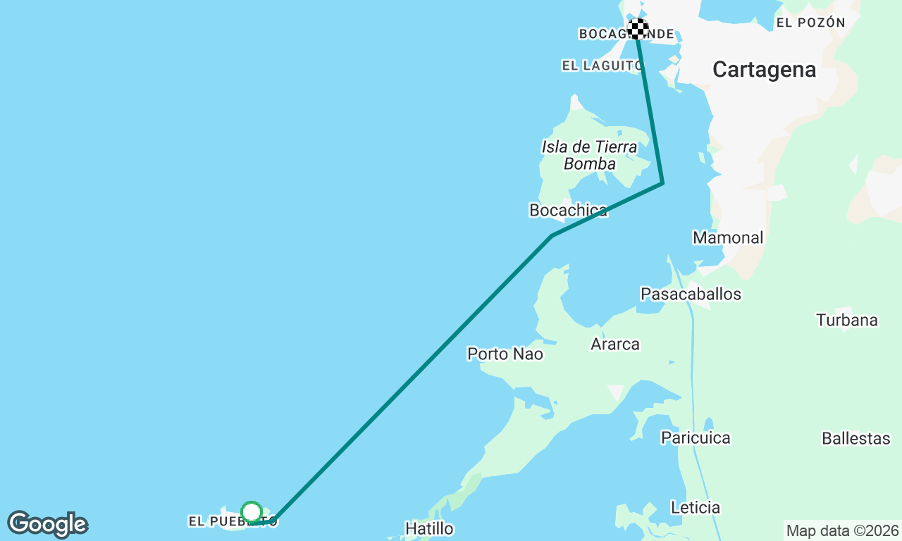 Voyage map