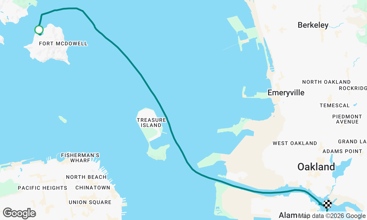 Sail Home from Angel Island