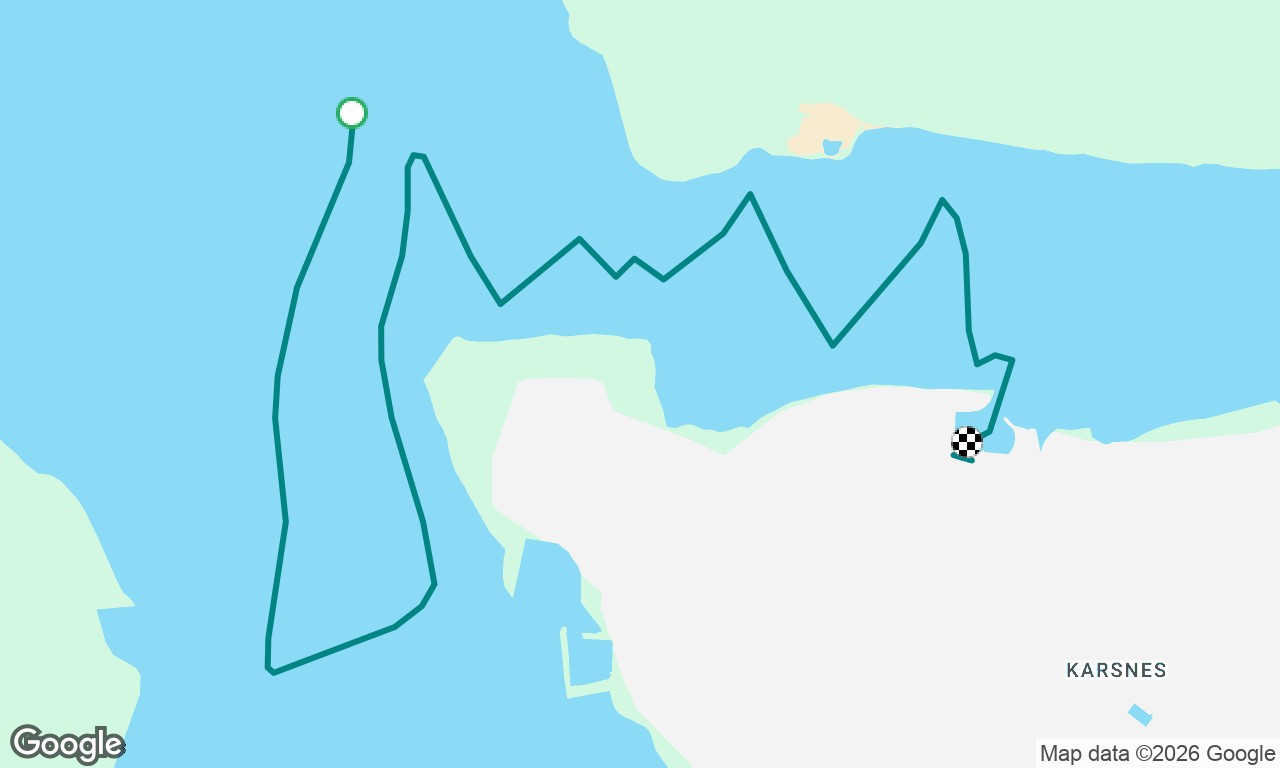 Night sailing again