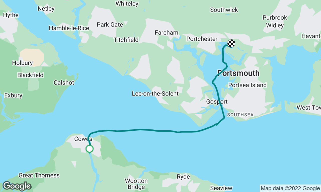 East Cowes to Port Solent