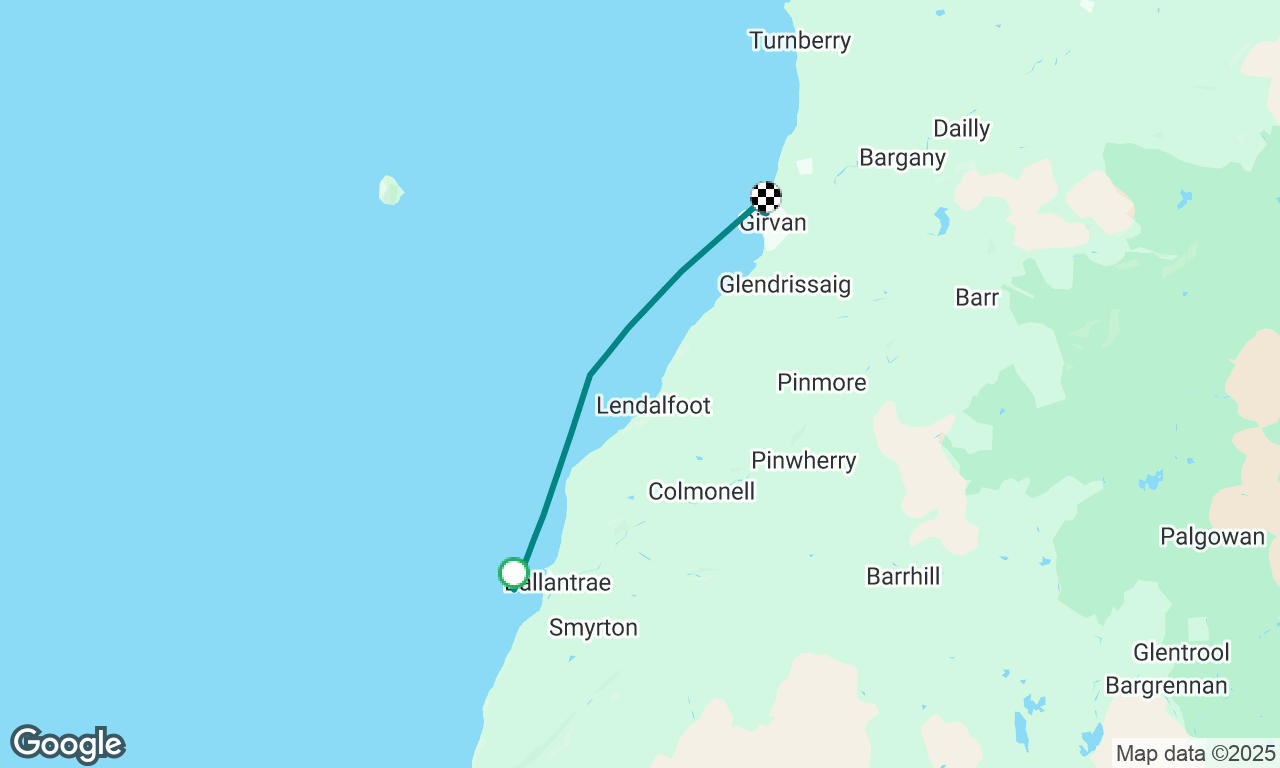 Stranraer to Girvan 