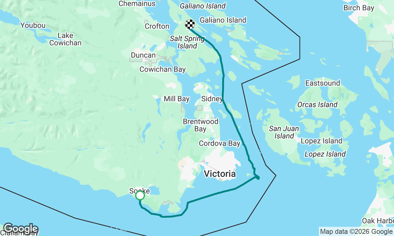 Sooke to Ganges