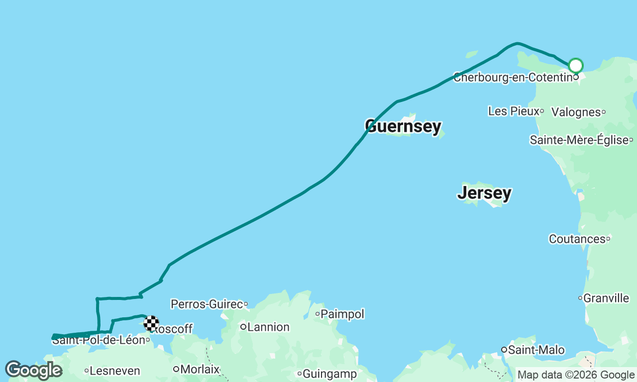Delivery Cherbourg to Roskoff
