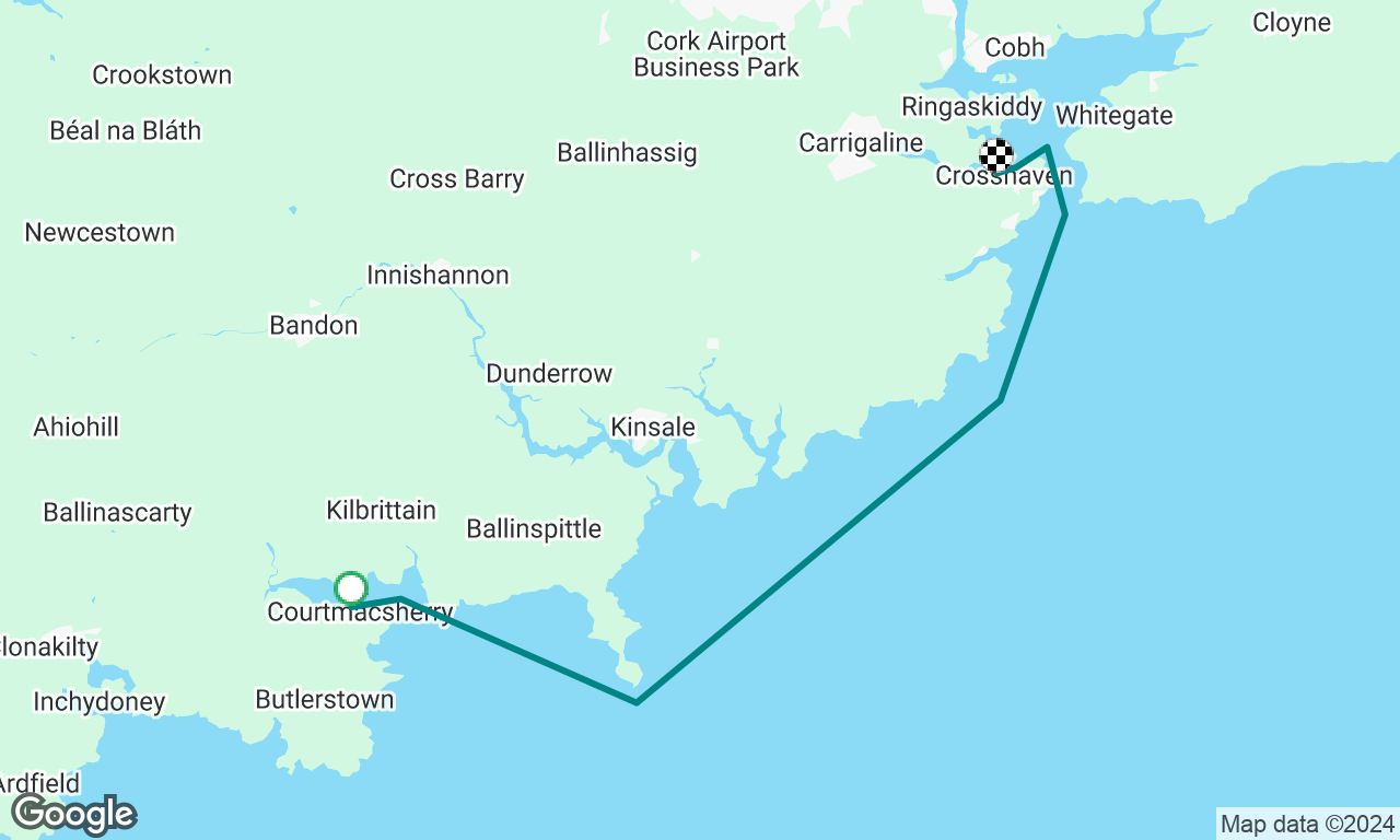 Courtmacsherry to RCYC