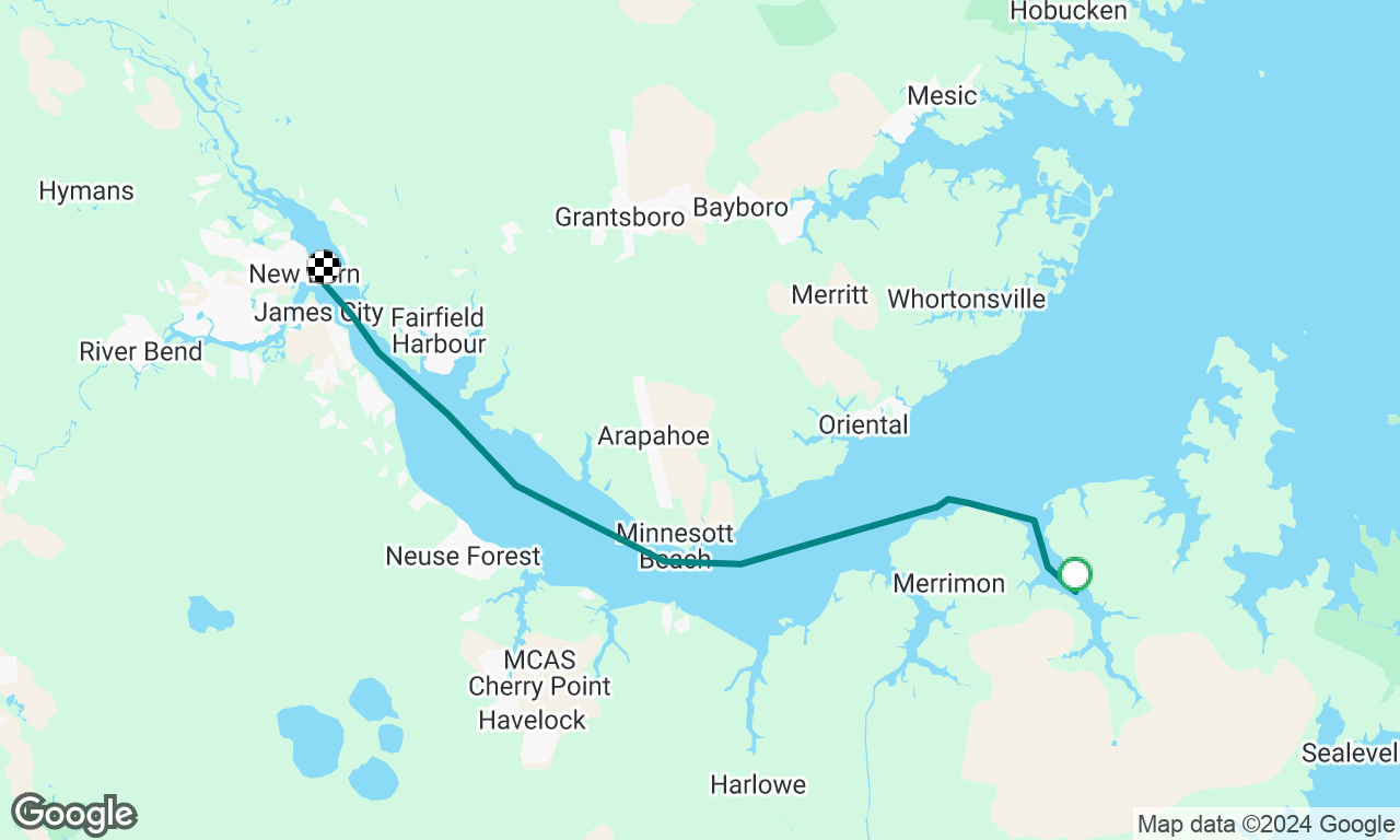 South River to New Bern