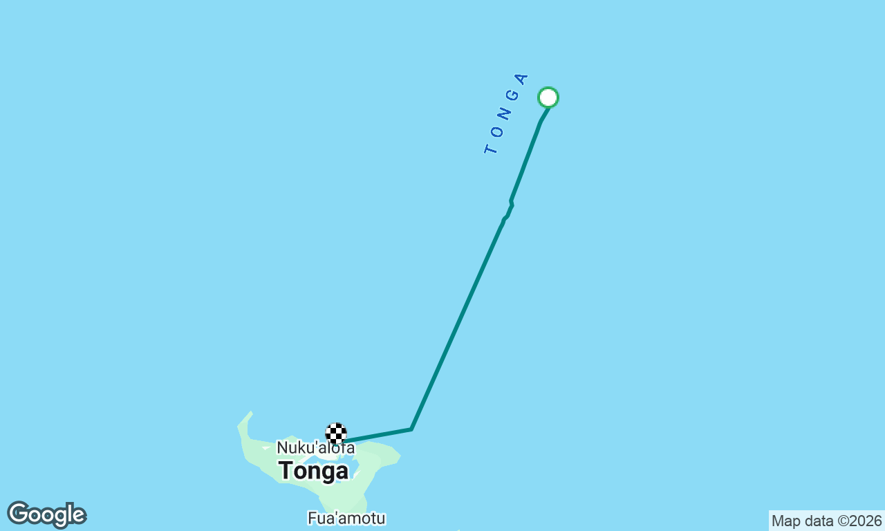Kelefesia Island to Pangaimotu Island
