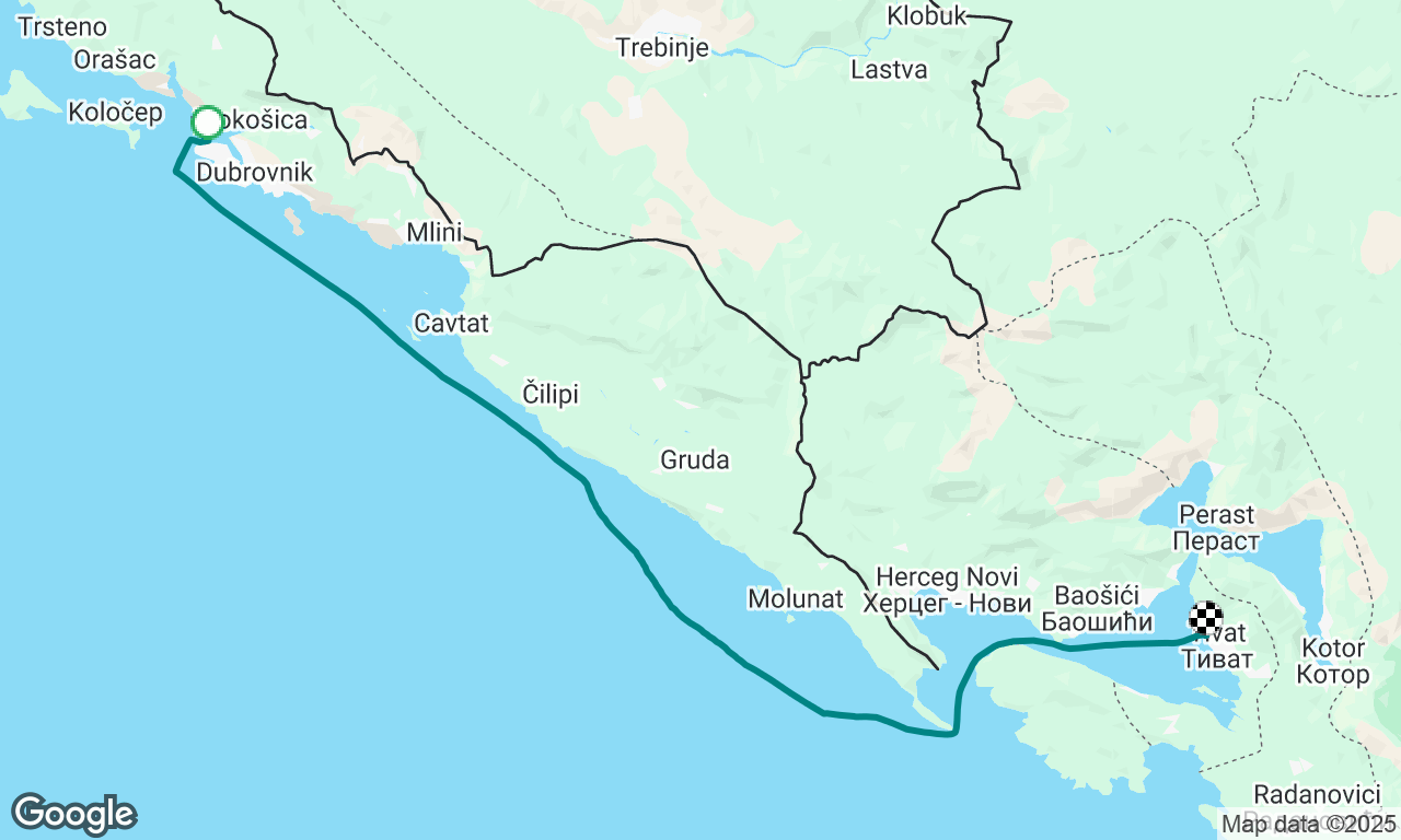 Voyage map