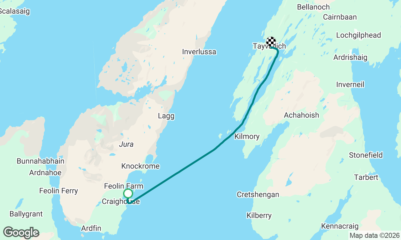 Craighouse to Tayvallich