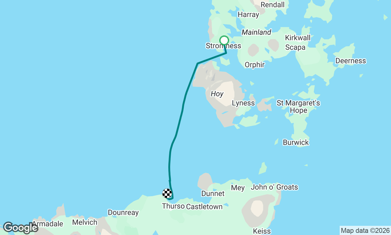 Stromness to Scrabster