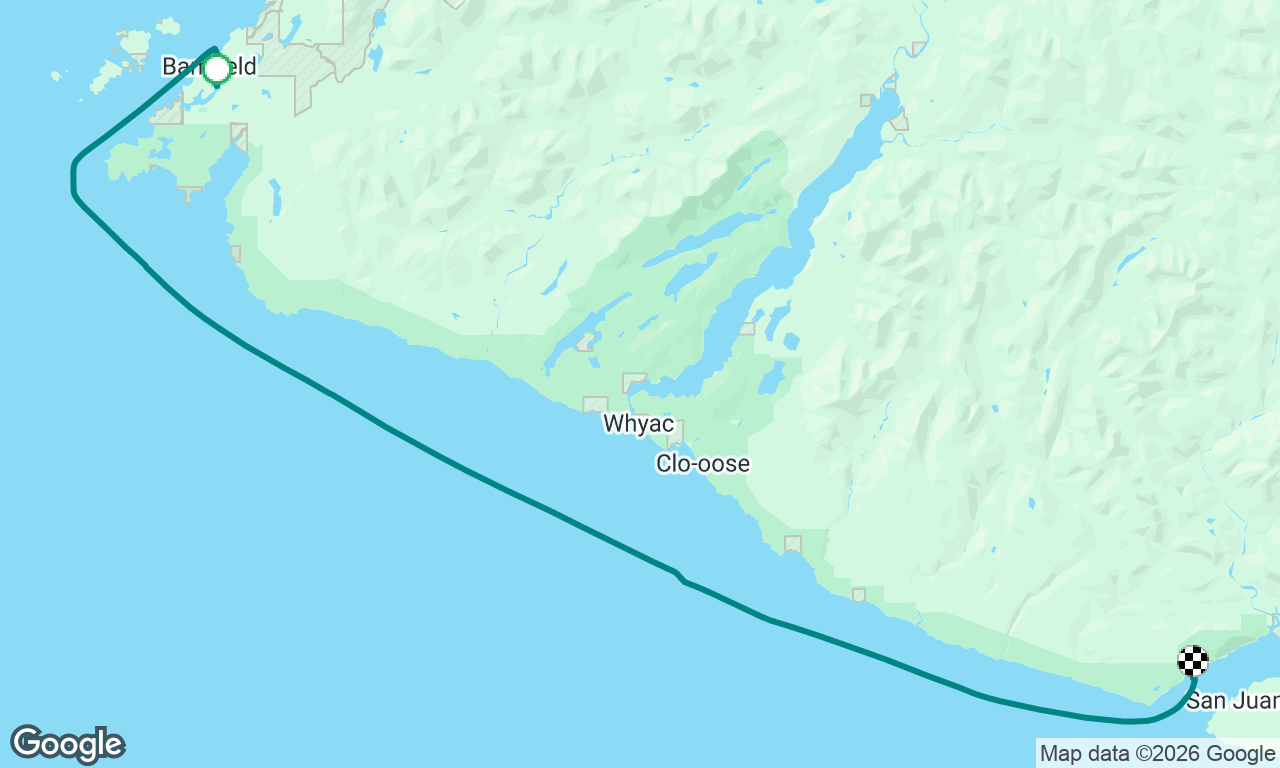 Voyage map