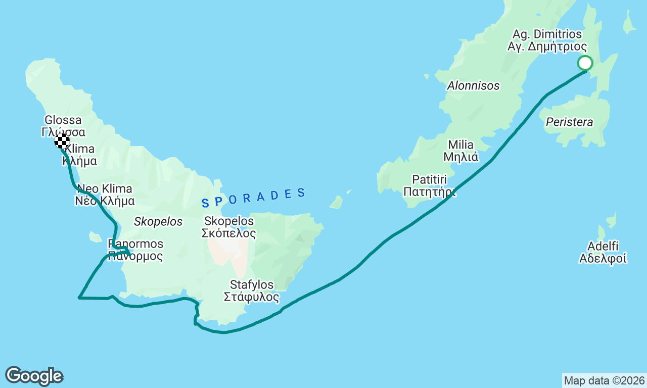 Voyage map