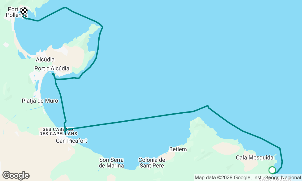 Voyage map
