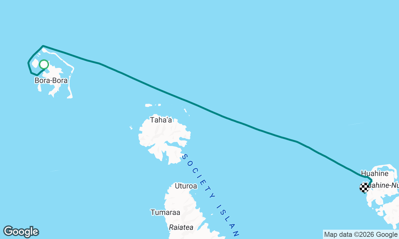 Bora Bora à Huahine