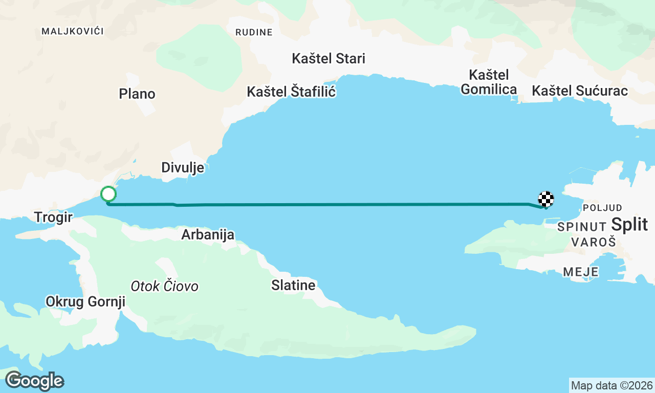 Voyage map