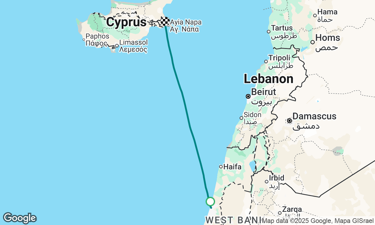 זמן ים הרצליה קפריסין