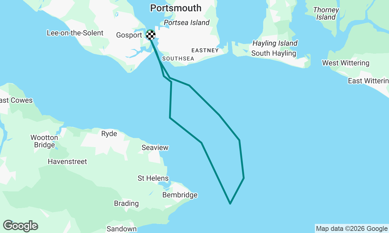 Day sail out towards Bembridge