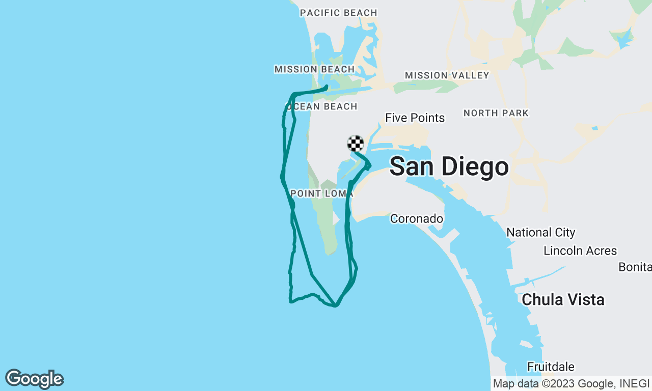 San Diego Bay to Mission Bay & back