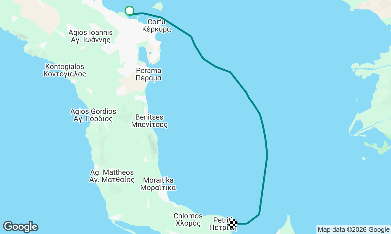 Corfu to Notos, Corfu South