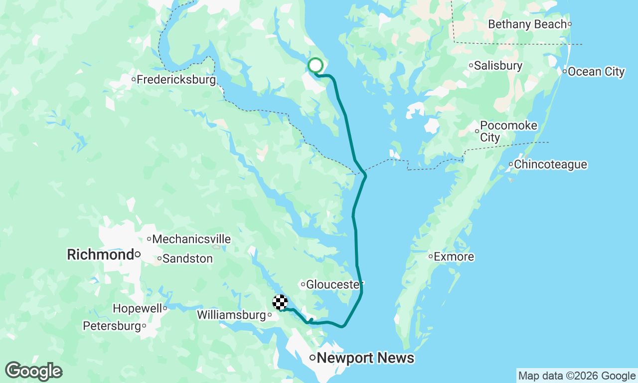 Voyage map