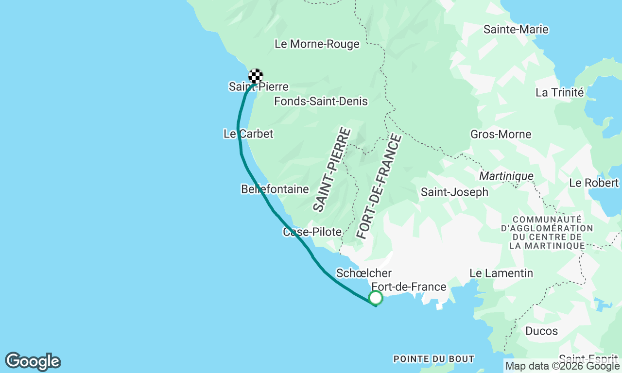 Voyage map