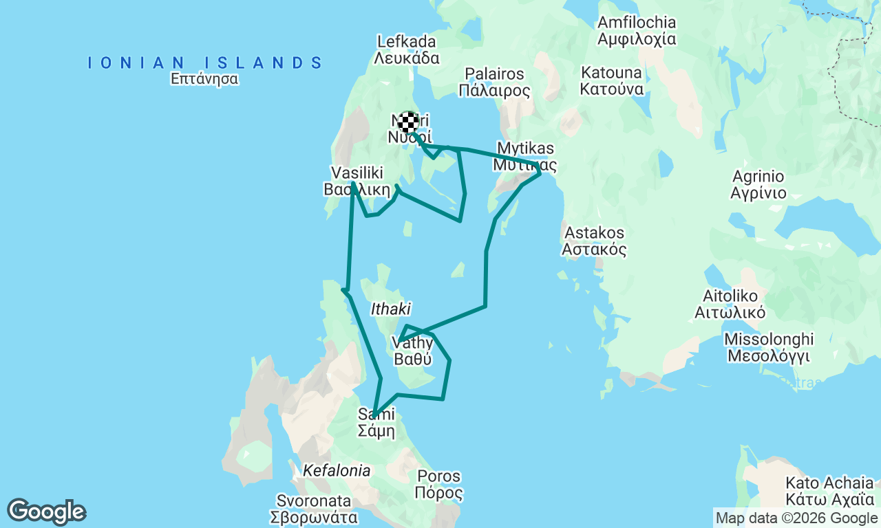Voyage map