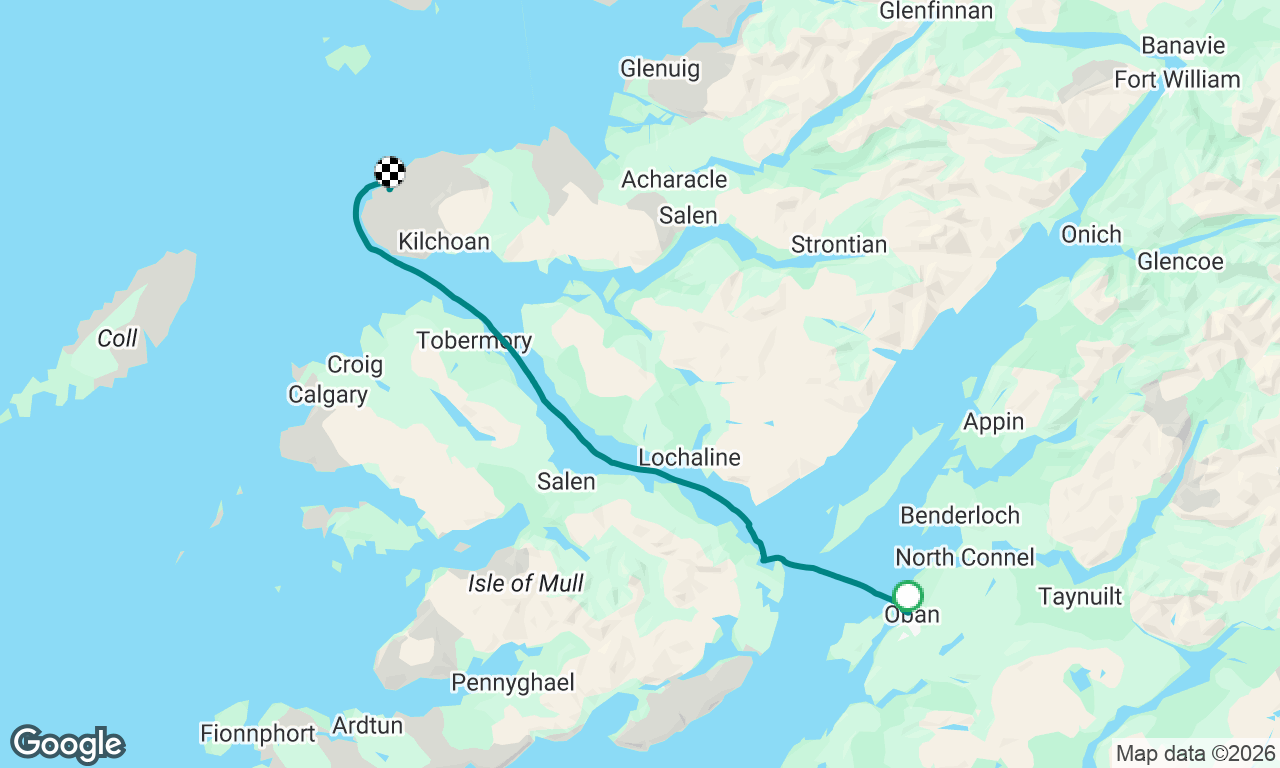 Oban to Sanna Bay