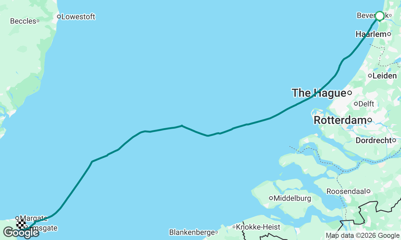 Crossing English channel