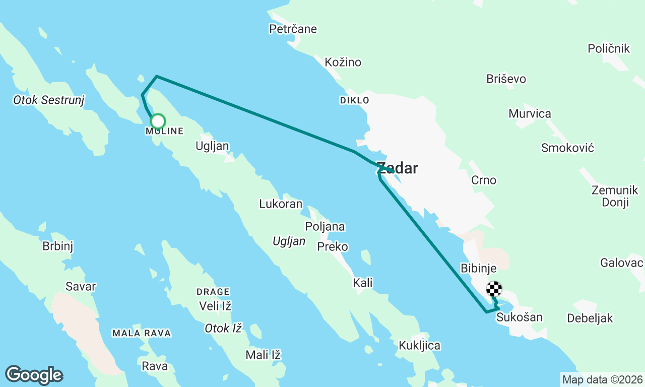 Voyage map