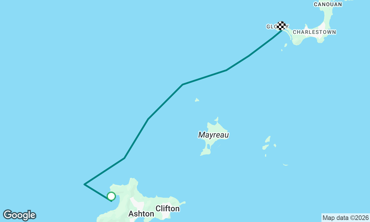 Union Island, Chatham Bay to Canouan, Sandy Lane Yacht Club 