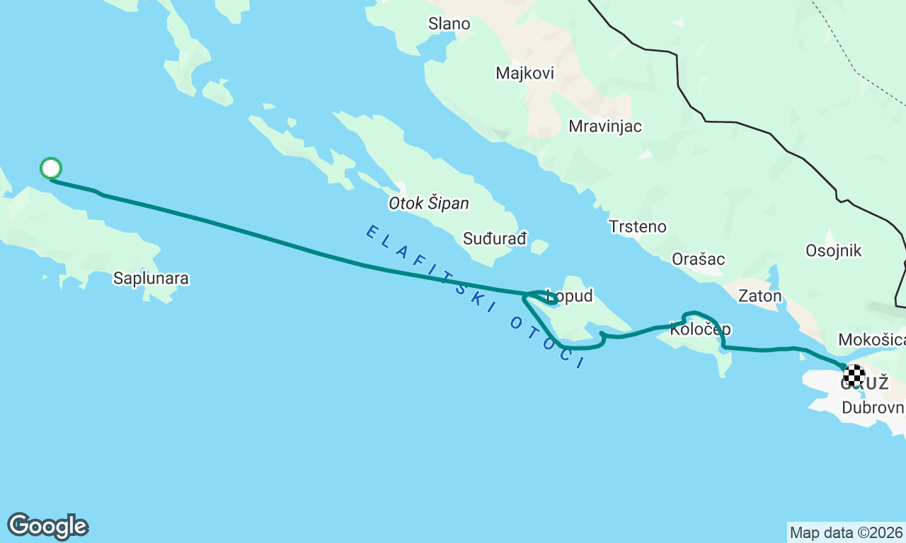 Mljet to Dubrovnik