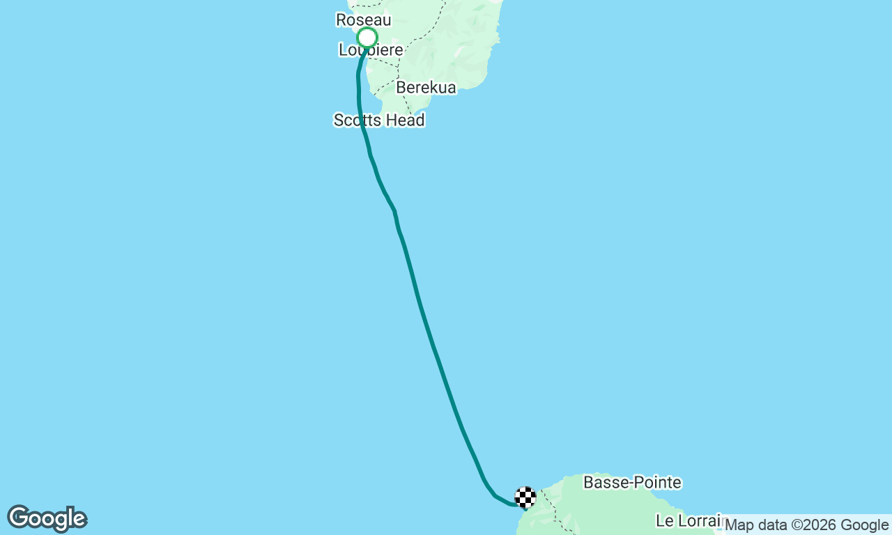 Dominica to Martinique