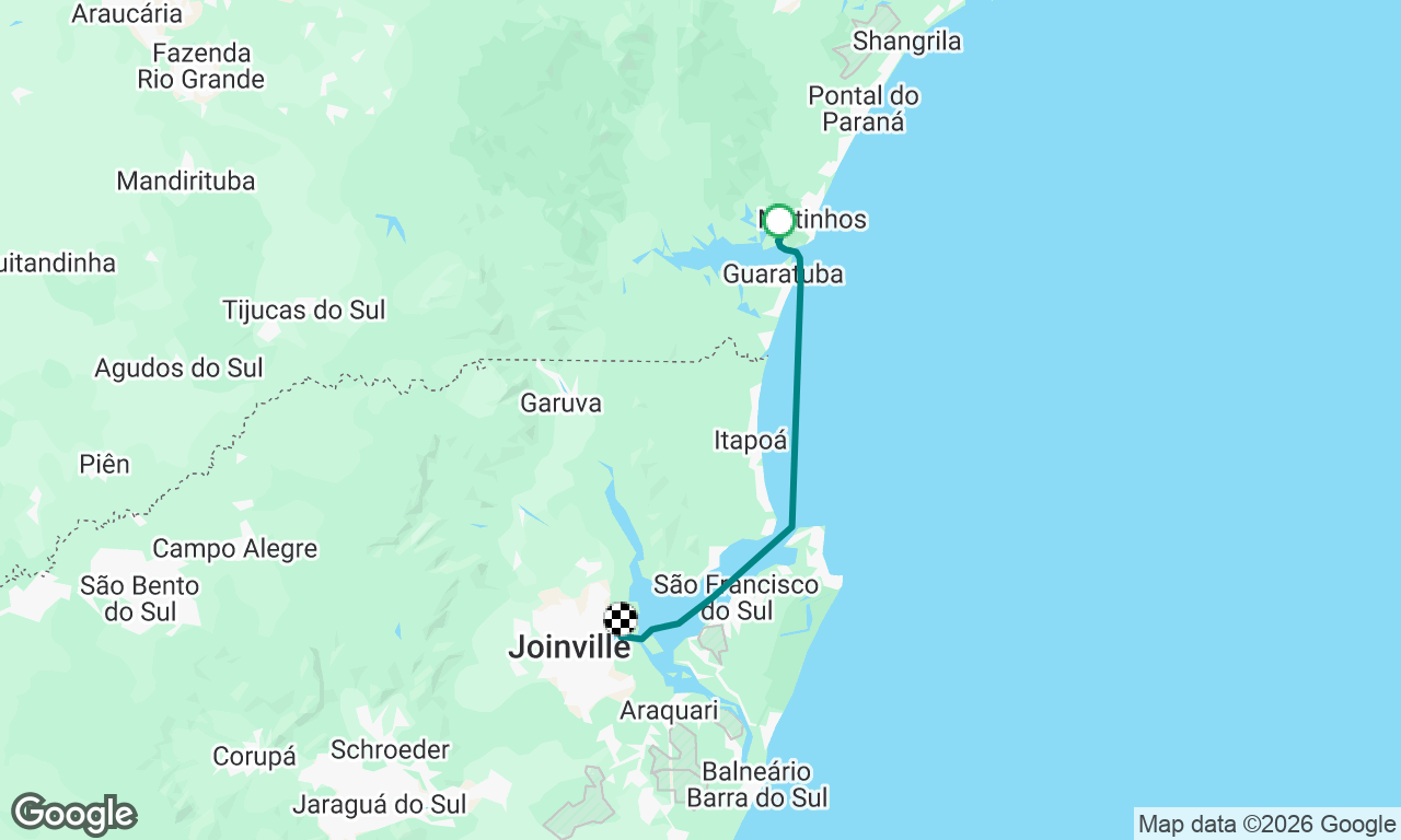 Voyage map