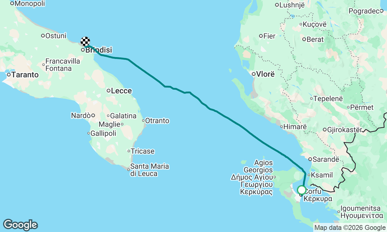Voyage map