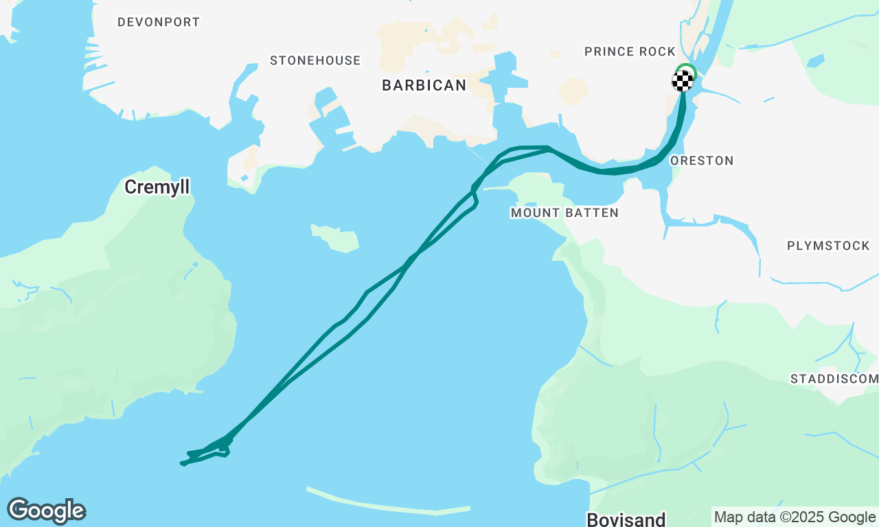 Fishing in Plymouth Sound