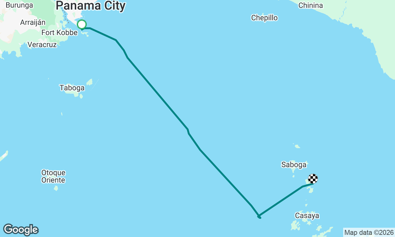 Panama City to Chapera
