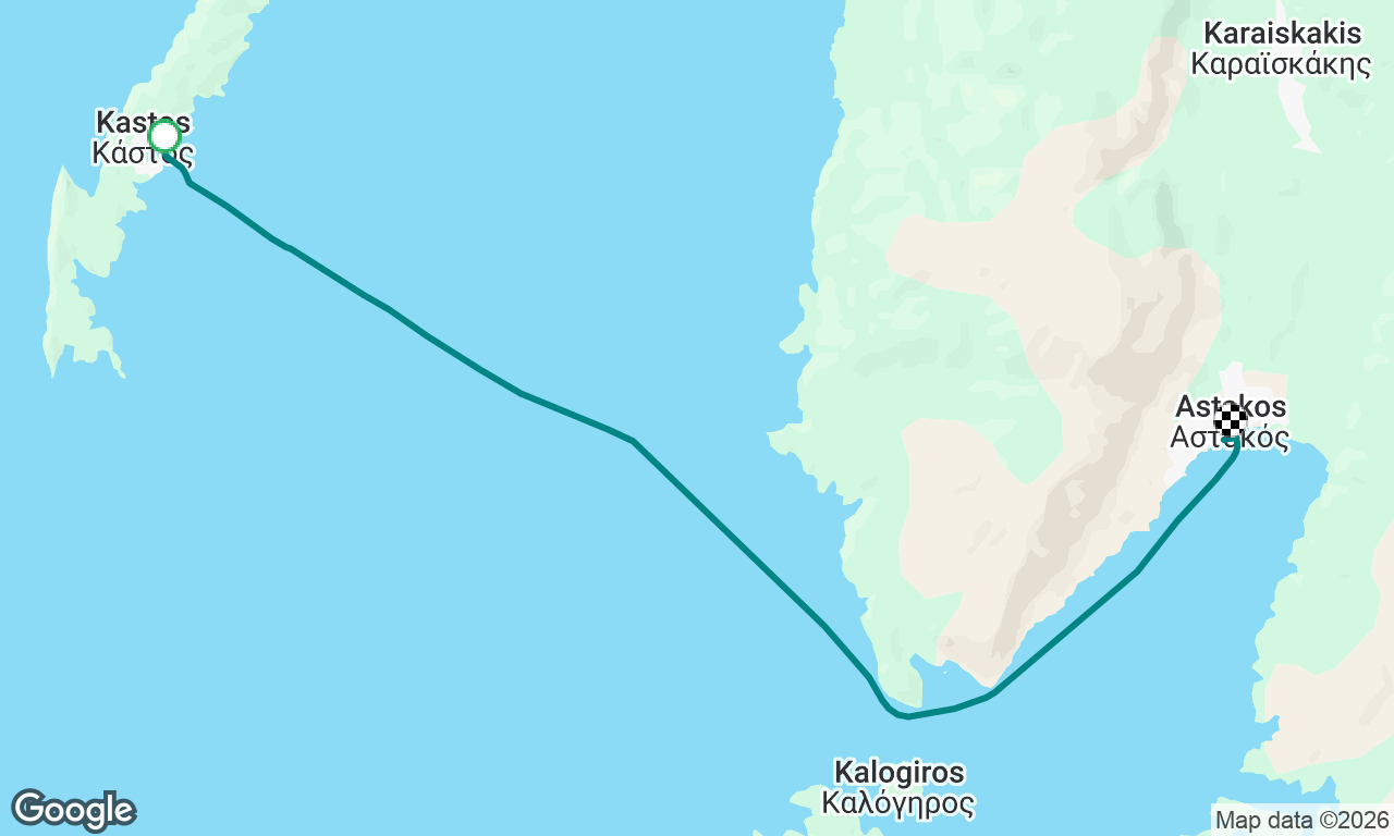 Voyage map