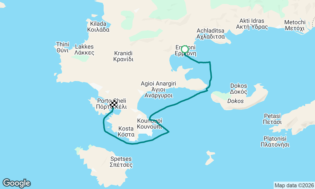 Voyage map