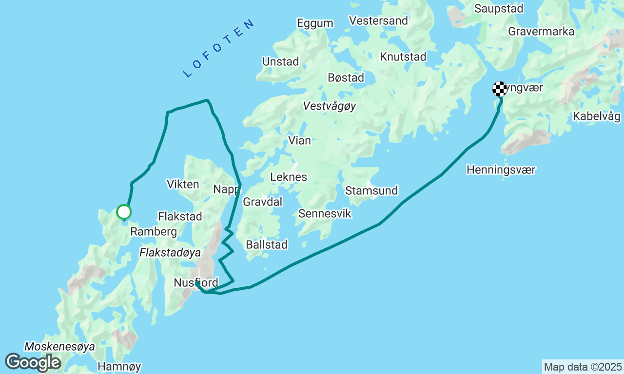Sandbotnen to Lyngvaer