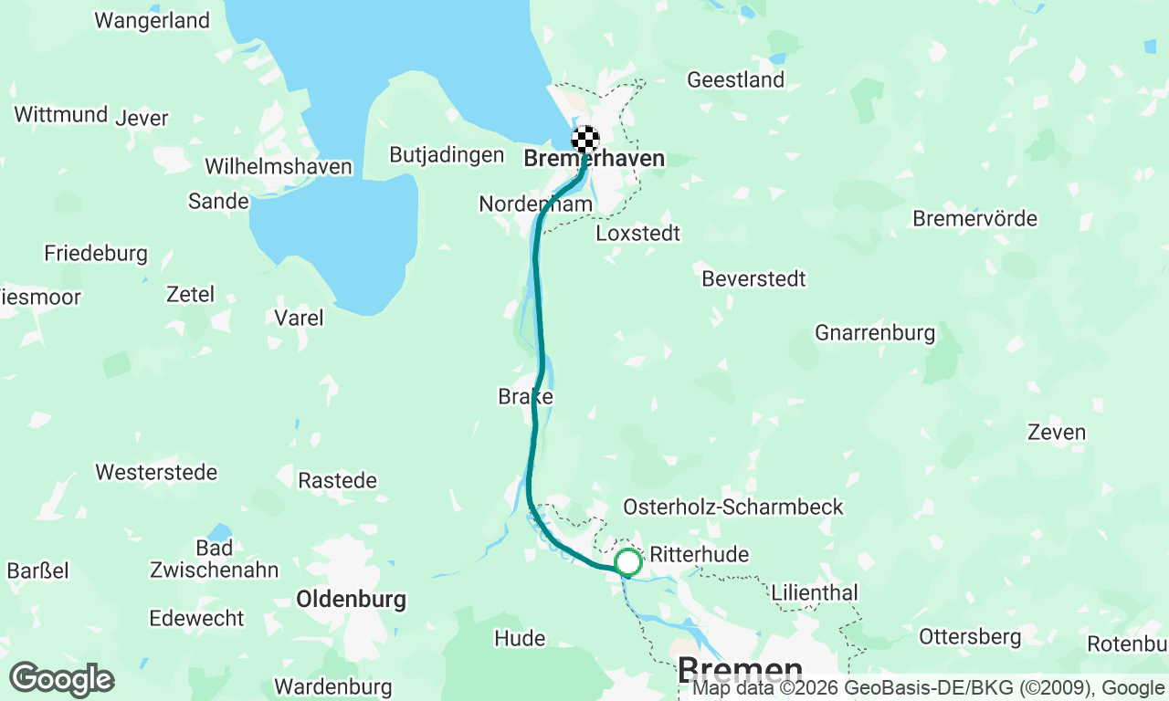 Voyage map