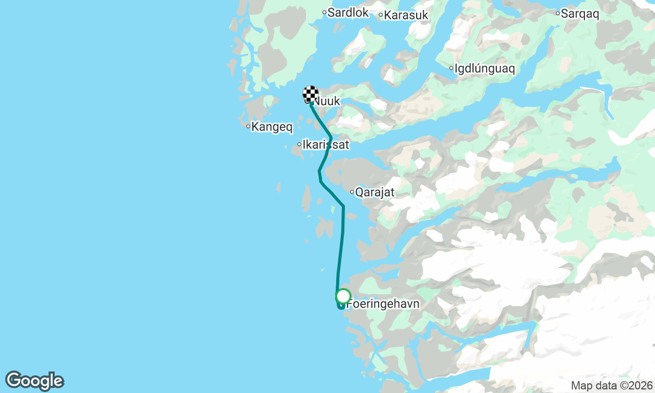 Voyage map