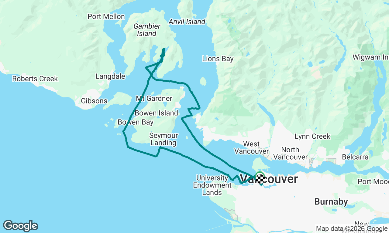 Voyage map