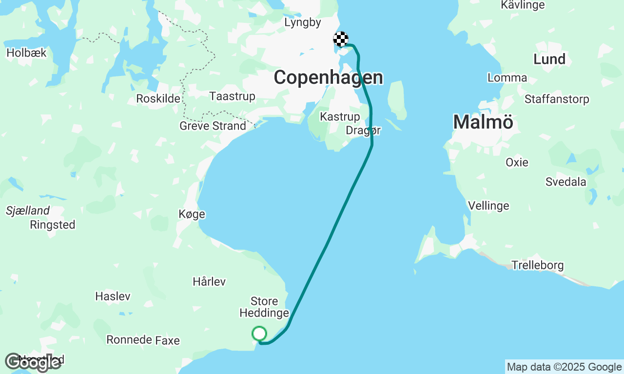 Rødvig til Nordhavnen/hjemme
